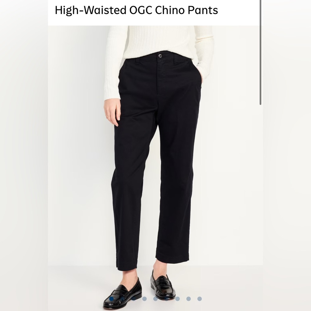Old Navy Classic Black Chino Trousers